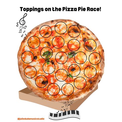 🍕toppings On The Pizza Pie Race — Julie Duda Music Studio