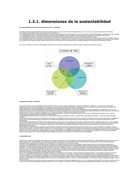 R127441 Kdmsksjs 1 2 Dimensiones De La Sustentabilidad La Sustentabilidad Presenta Diversas