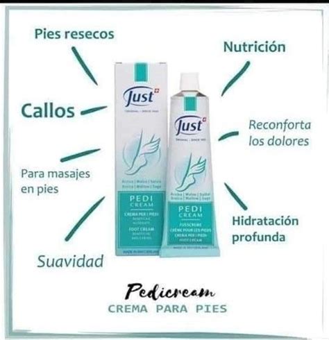 Pedicream Crema Para Pies Swiss Just Miniatura 27gr Cuotas Sin