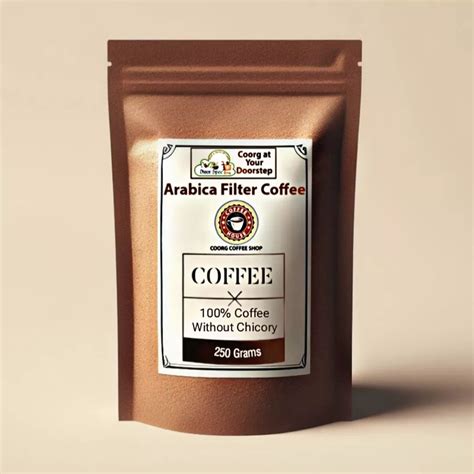 Coorg Coffee Pure Arabica Filter Coffee Powder Without Chicory Coffee