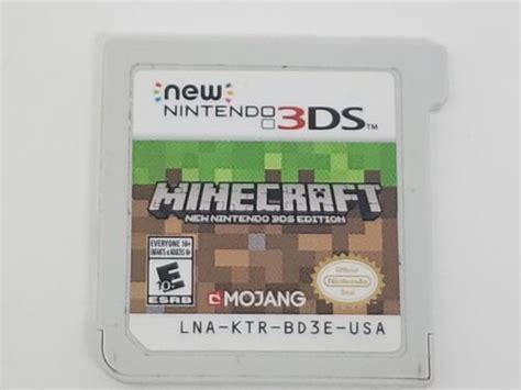 Minecraft New Nintendo 3ds Edition 3ds Authentic Game Cartridge Only Free Ship 45496904517 Ebay