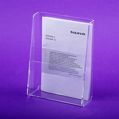 Plexiglas Brochure Holder Ruby Faberplast