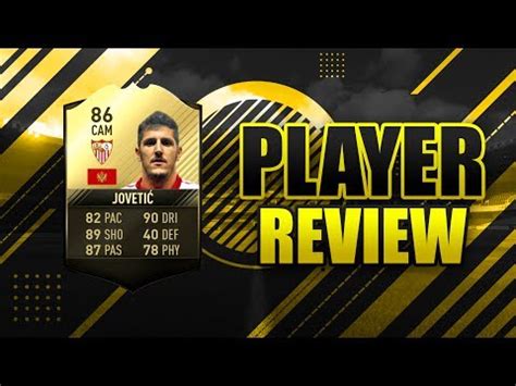 Fifa Sif Rated Jovetic Player Review Fifa Ultimate