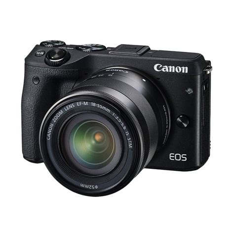 Jual Canon Eos M3 Kit 18 55mm Is Stm Black Kamera Mirrorless Di Seller