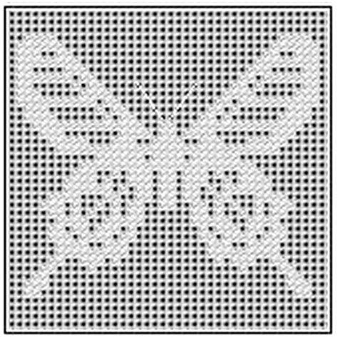 A Cross Stitch Pattern With An Image Of A Butterfly On The Side And