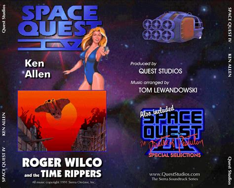 Space Quest Iv Roger Wilco And The Time Rippers The Midi Music Adventure Show