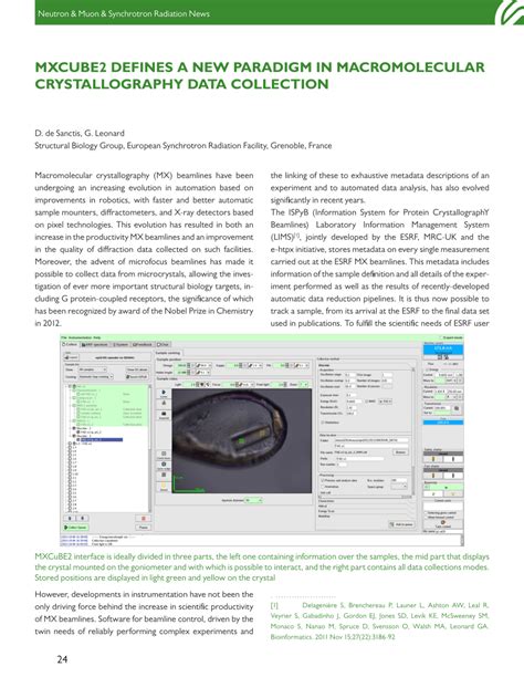 Pdf Mxcube Defines A New Paradigm In Macromolecular Crystallography