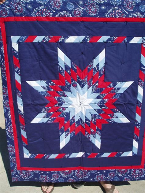 Gorgeous Star Quilts Made By My Mom Patriotic Quilts Star Quilts