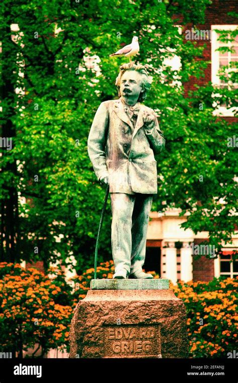 Edvard Grieg Statue Bergen Hi Res Stock Photography And Images Alamy