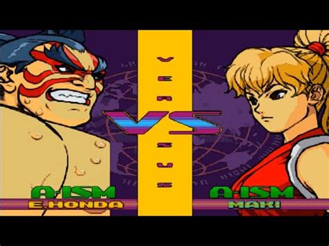 E Honda Vs Maki Street Fighter Alpha 3 Max YouTube