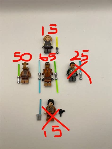 Lego Star Wars jedi minifigures, Hobbies & Toys, Toys & Games on Carousell