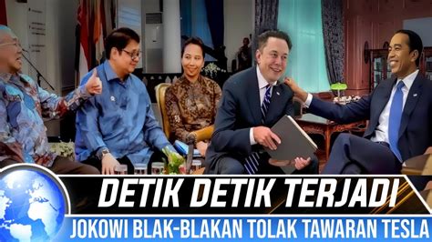 Halalkan Segala Cara Tesla Iming Imingi Jokowi Dapati Akseptasi Tingi