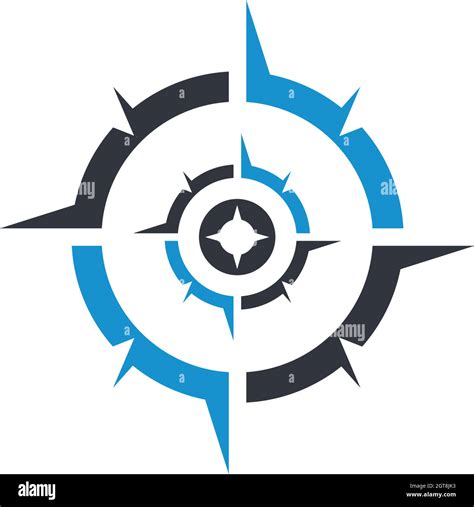 Compass Logo Vector Template Illustration Stock Vector Image Art Alamy