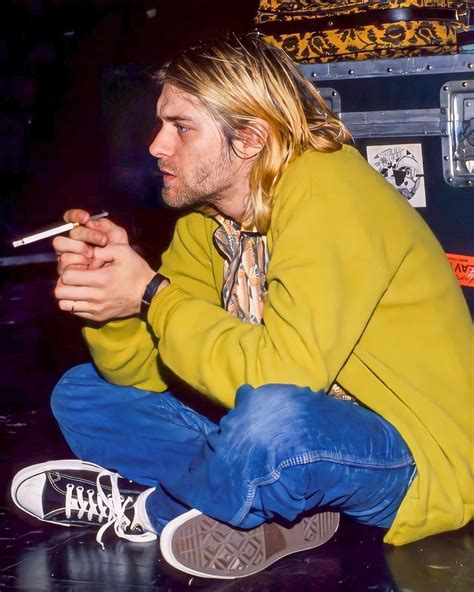 Nirvana Fanpage ̽ ̽ On Instagram “mazur Took This Image Right After Cobain Encountered A Fan