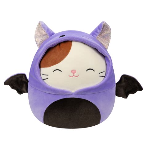 Sqk Little Plush 75 Squishmallows Cam Cat In Purple Bat