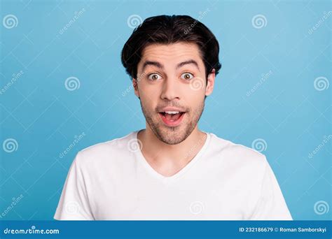 Photo Of Amazed Surprised Funky Guy Omg Sale Reaction Open Mouth Wear