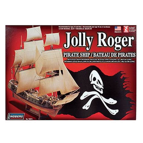 Jolly Roger Pirate Ship 1:130 Scale Model Kit