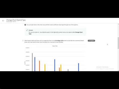 Week 6 Quiz Change Chart Style Type Excel Skills For Business