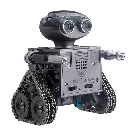 TECHING 160PCS Metal Remote Control Tank Robot Building Kits Bluetooth ...