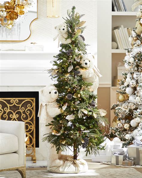 Ditz Designs By The Hen House Seasons Splendor Polar Trio Christmas Tree 72 Neiman Marcus