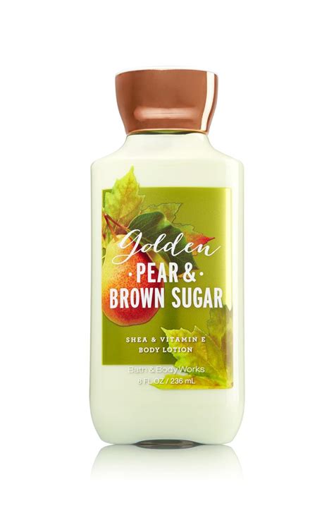 Golden Pear And Brown Sugar Body Lotion Signature Collection Bath And Body Works Bath And