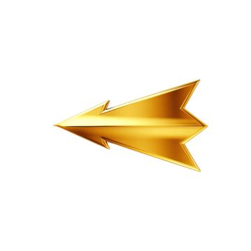 The Gold Arrow Png Image Arrow Up Gold Arrow Arrow PNG Transparent