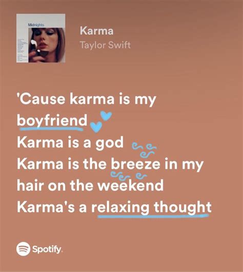 Karma By Taylor Swift Taylor Lyrics Taylor Swift Lyrics Song Quotes