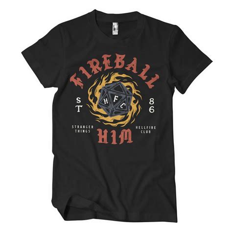 Stranger Things Fireball Him T Shirt Nerdom