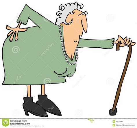 Image Result For Ladies Funnies Old Lady Cartoon Back Illustration