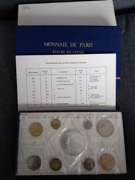 France Year Set Fdc Monnaies Dont Francs Argent Catawiki