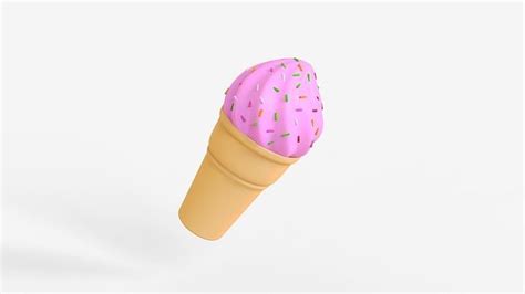 Toon Ice Cream D Model Cgtrader