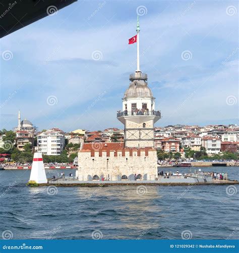 The Maiden S Tower Kiz Kulesi In Istanbul Turkey Stock Photo Image