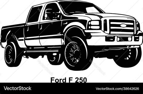 Ford Truck Outline Drawing