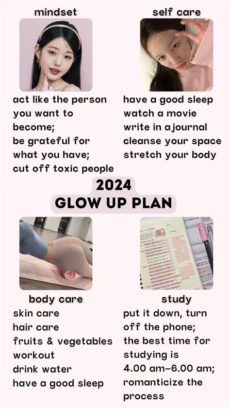 2024 Glow Up Plan Artofit