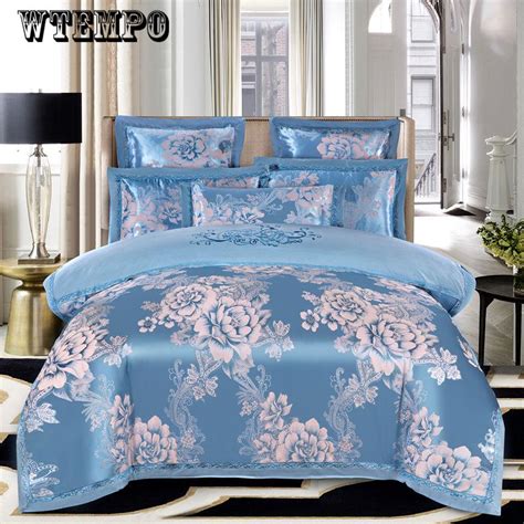 Buy Luxury Bedding Sets Jacquard Queen King Size Duvet Cover Set