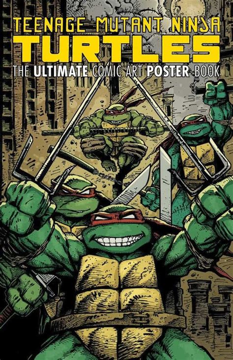 TMNT The Ultimate Comic Art Poster Book TPB IDW TMNT Teenage