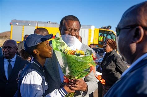 Namibia S President Dr Hage G Geingob Returns Home After Undergoing A