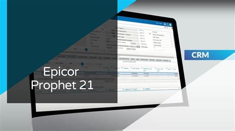 Epicor Prophet 21 The 1 Cloud Erp Built For Distribution Youtube