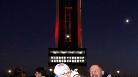 Der Bönener Förderturm wird zur Kerze