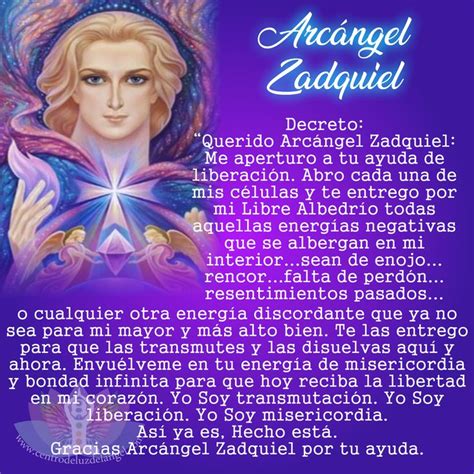 Arc Ngel Zadquiel Arcangel Zadquiel Oracion Arc Ngeles Arcangeles