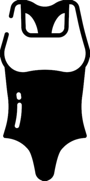 Premium Vector Swimsuit Glyph And Line Vector Illustration