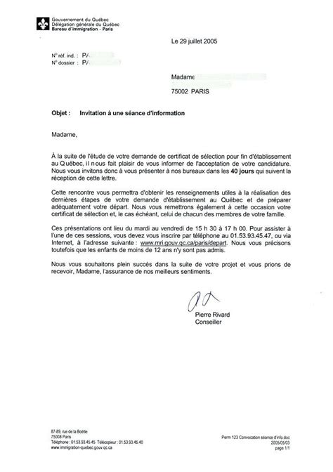 Comment R Diger Une Lettre D Invitation Visa France Mod Les Lettres