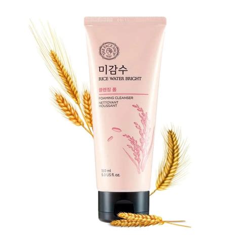 Sữa Rửa Mặt Gạo Hồng The Face Shop Rice Water Bright Cleansing Foam