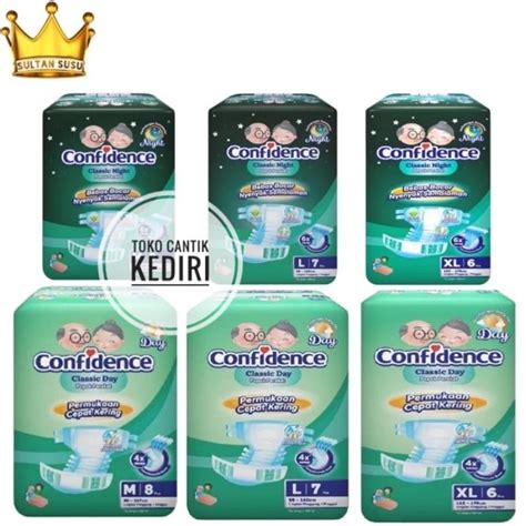 Jual Pampers Confidence Classic Day Night Tipe Perekat Popok Dewasa