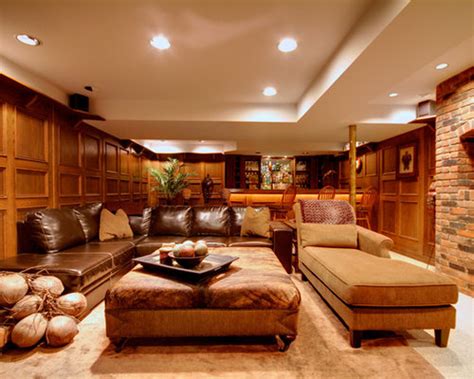 Basement Wall Paneling Ideas | Houzz