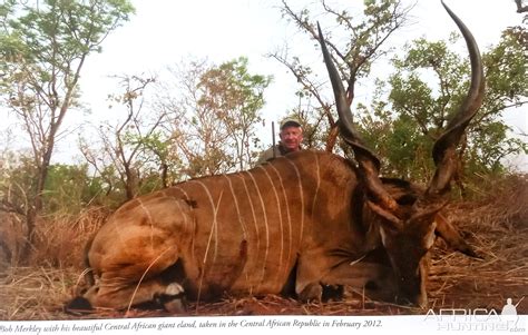 54 Inch Eland Hunt Central African Republic