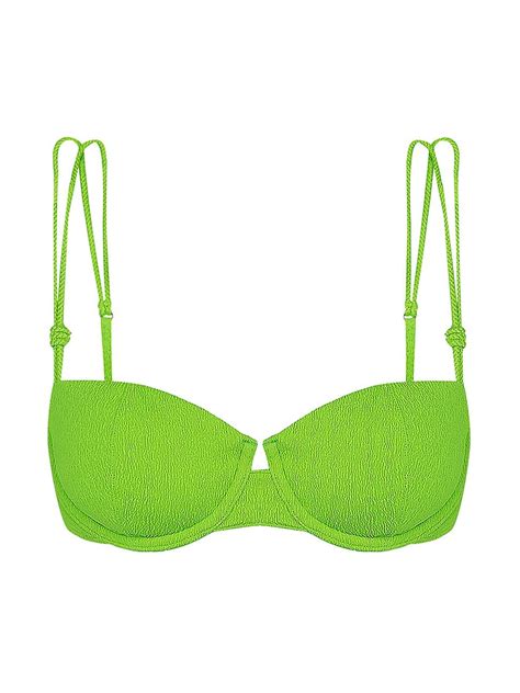 VIX PAULA HERMANNY Gwen Nissi Bikini Top Light Green Editorialist