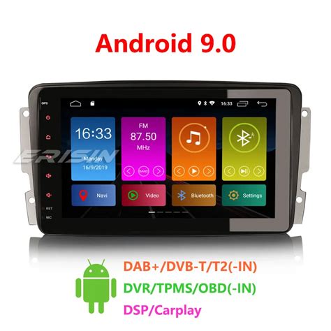 Erisin Es3089c Dsp Carplay Android 9 0 Car Radio Stereo For Mercedes C