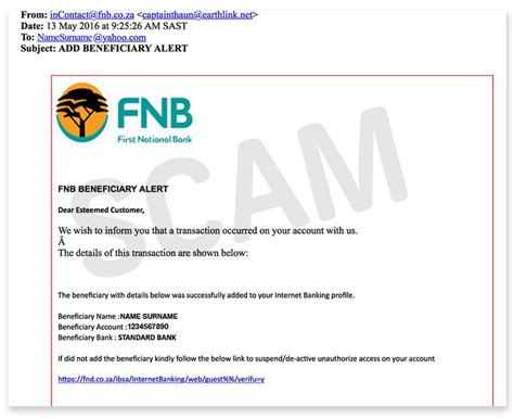 Fraud Types Security Center Fnb