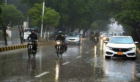 Karachi Fifth Monsoon Spell Light Heavy Rain Predicted From Tomorrow